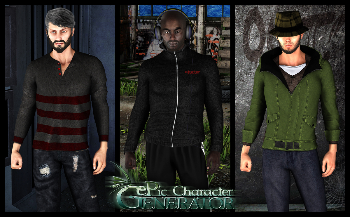 ePic Character Generator - Season #2: Male Modern