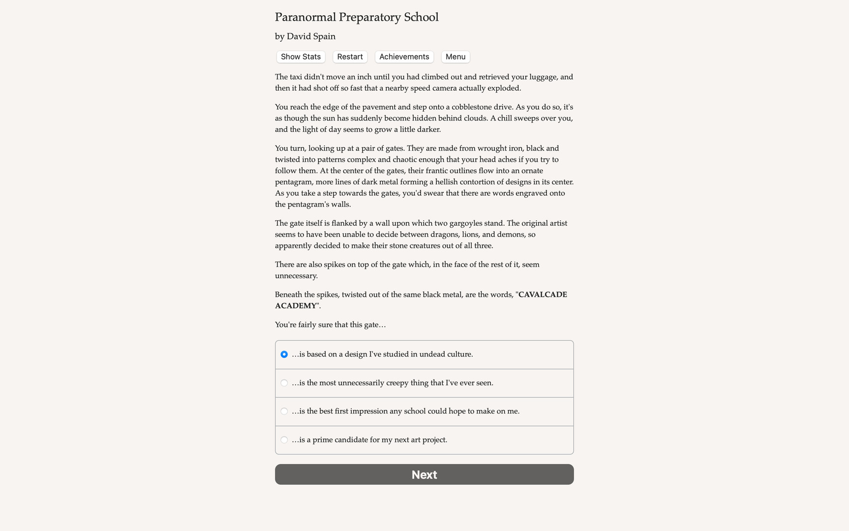 Paranormal Preparatory School