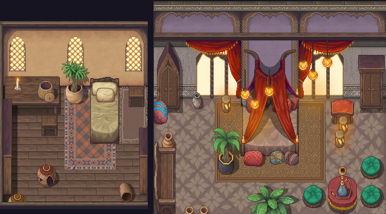 RPG Maker MZ - Winlu Fantasy Tileset - Desert Interior