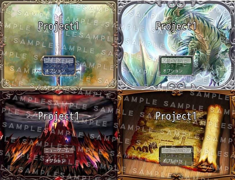 RPG Maker MV - Krachware User Interface Material FANTASY