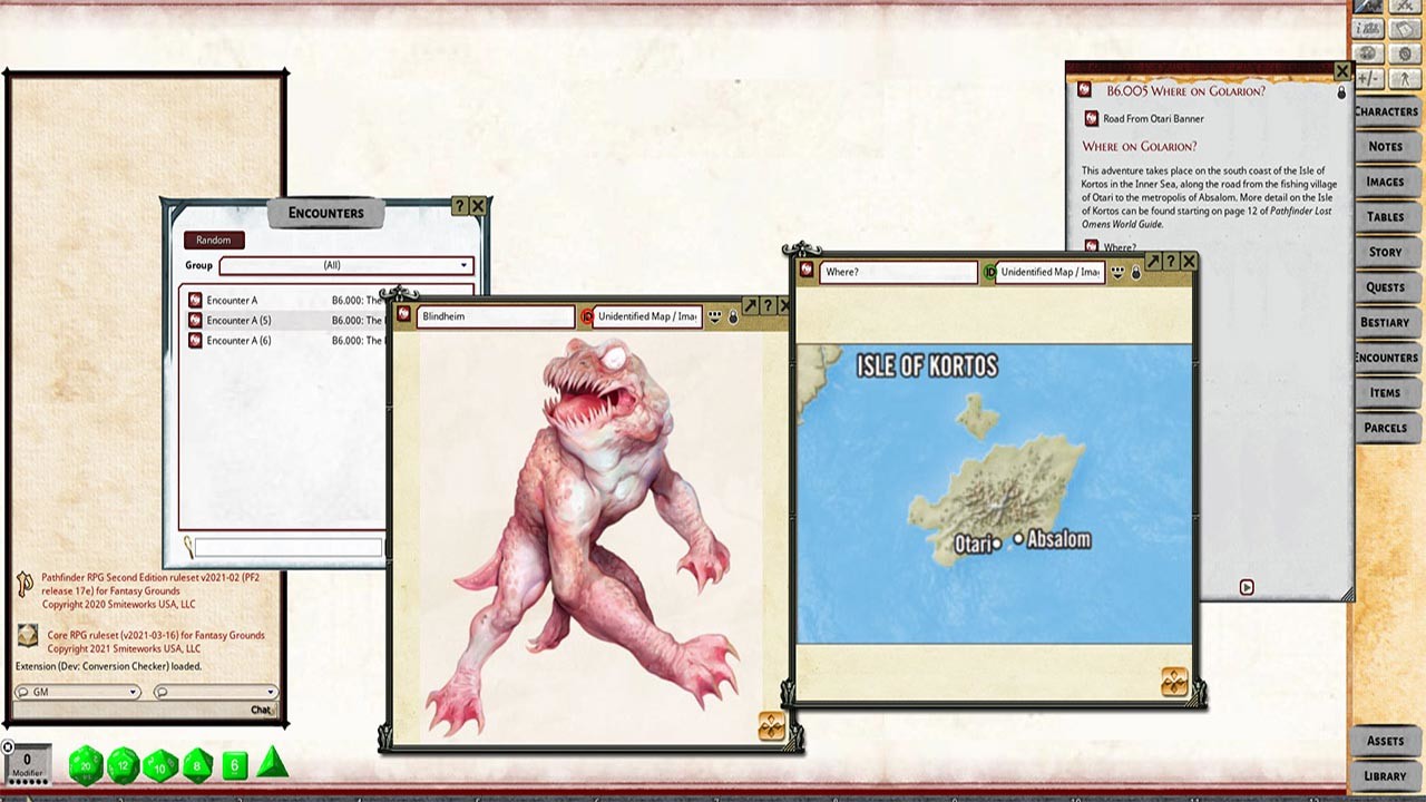 Fantasy Grounds - Pathfinder RPG - Pathfinder Bounty #6: The Road from Otari