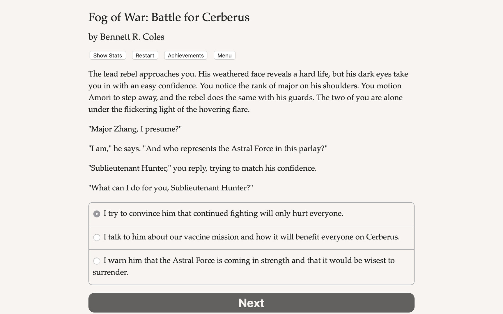 Fog of War: The Battle for Cerberus Demo