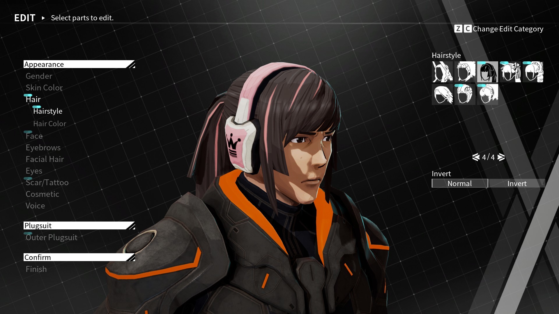 DAEMON X MACHINA - Outer Hairstyles Bundle 1