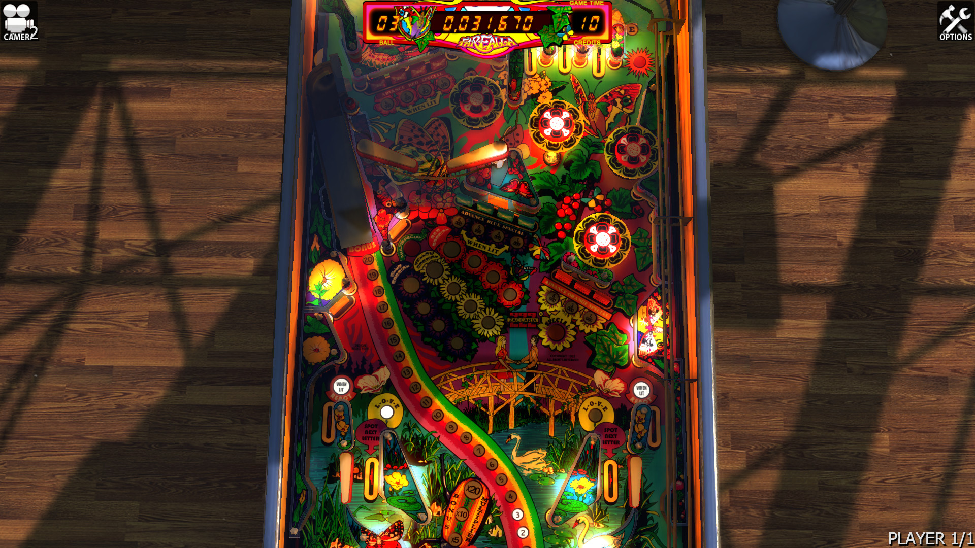 Zaccaria Pinball - Farfalla Table