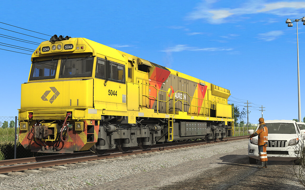 Trainz Plus DLC - C44aci Locomotive - Aurizon Pack