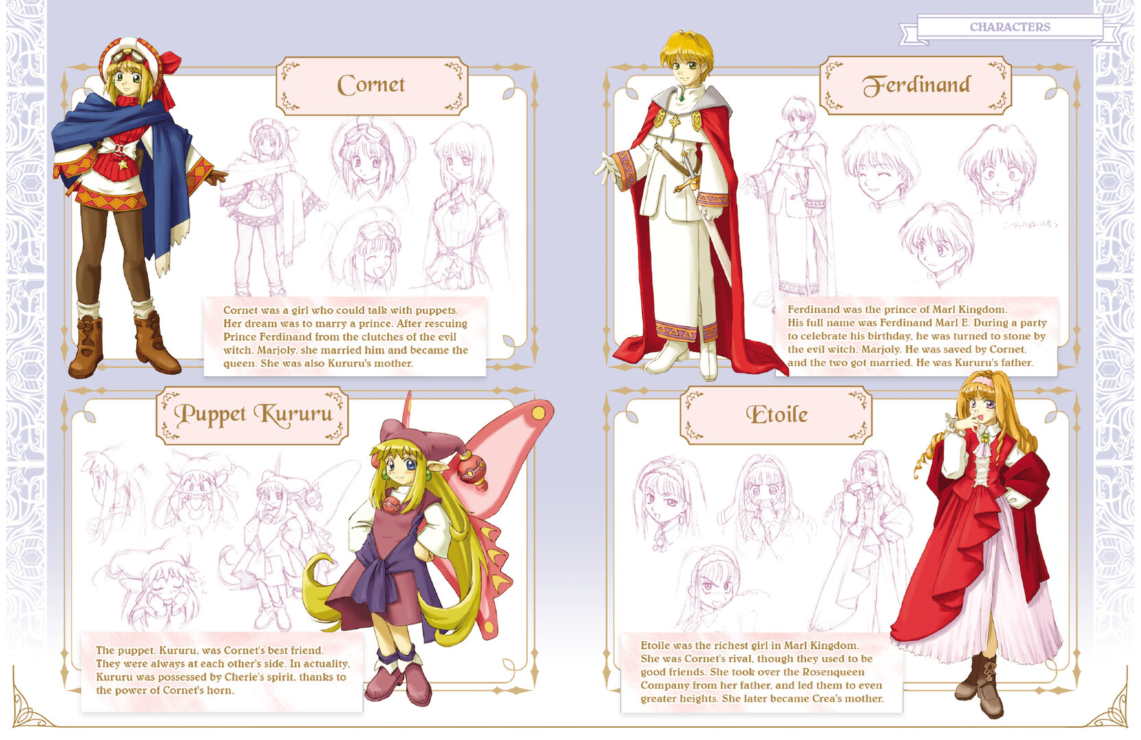 Rhapsody III: Memories of Marl Kingdom - Art Book