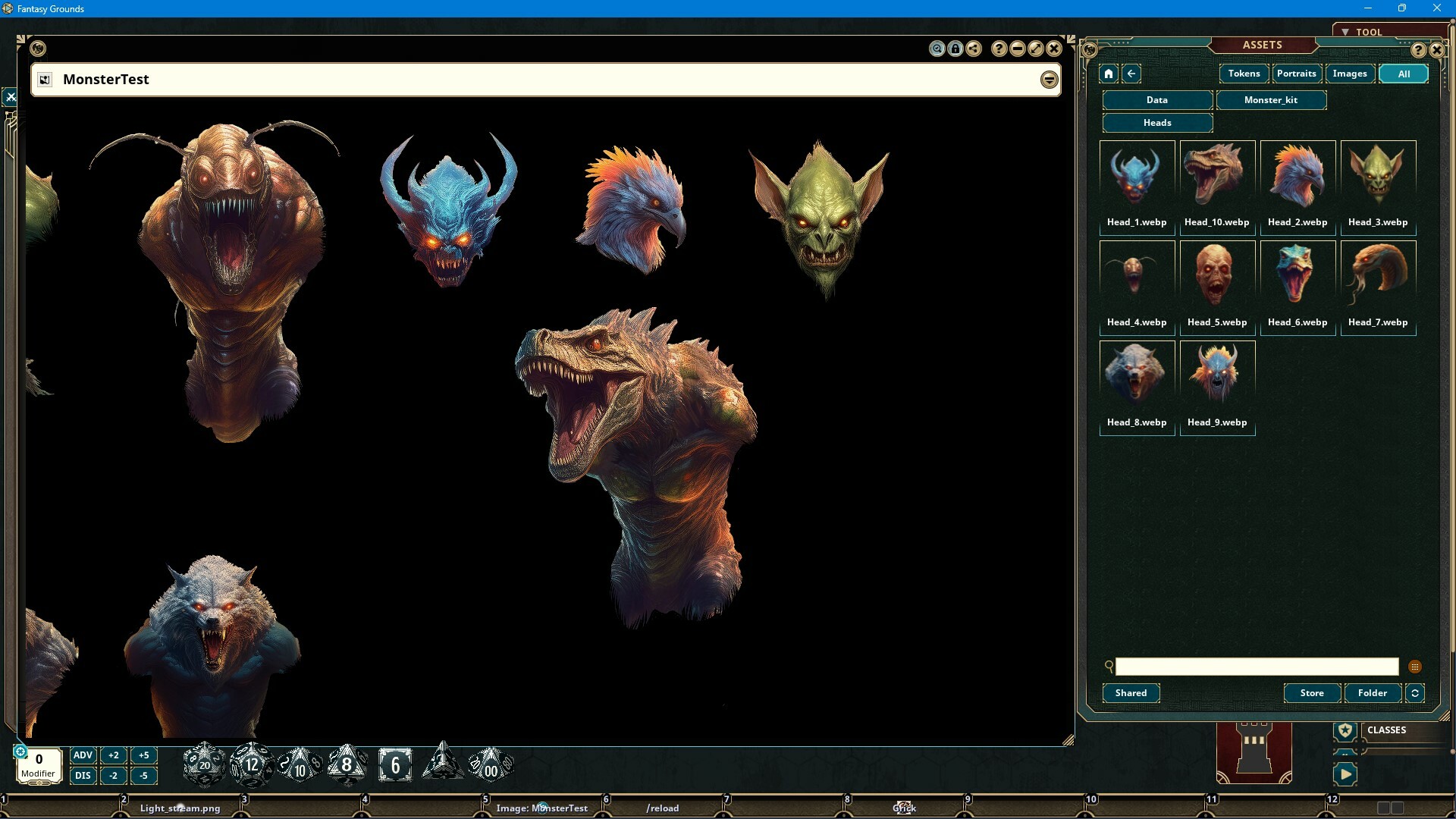 Fantasy Grounds - FG Monster Kit Art Pack