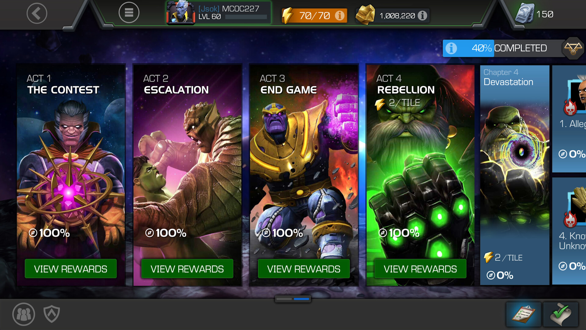 Marvel Contest of Champions Demo
