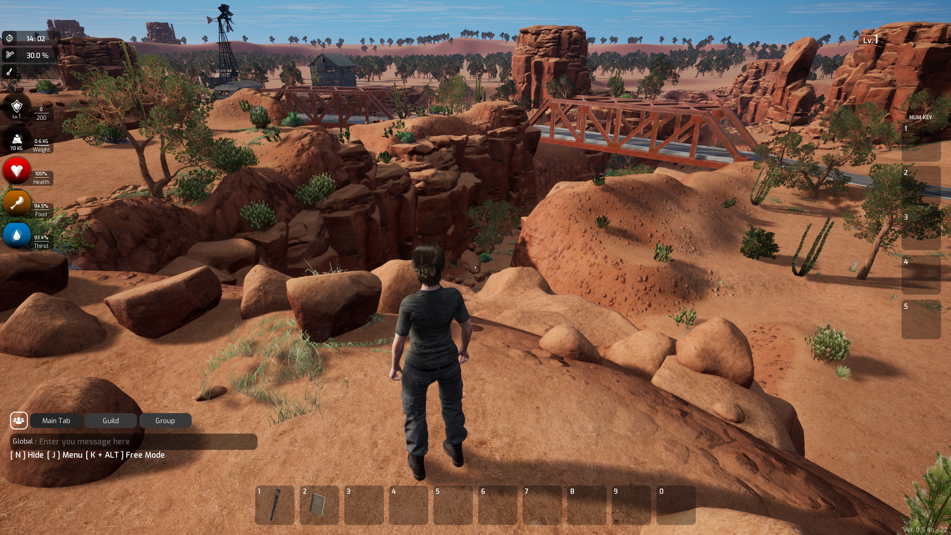 KeepUp Survival - Red Desert Map