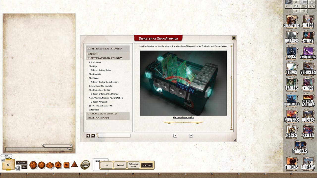 Fantasy Grounds - Disaster at Gran Atomica