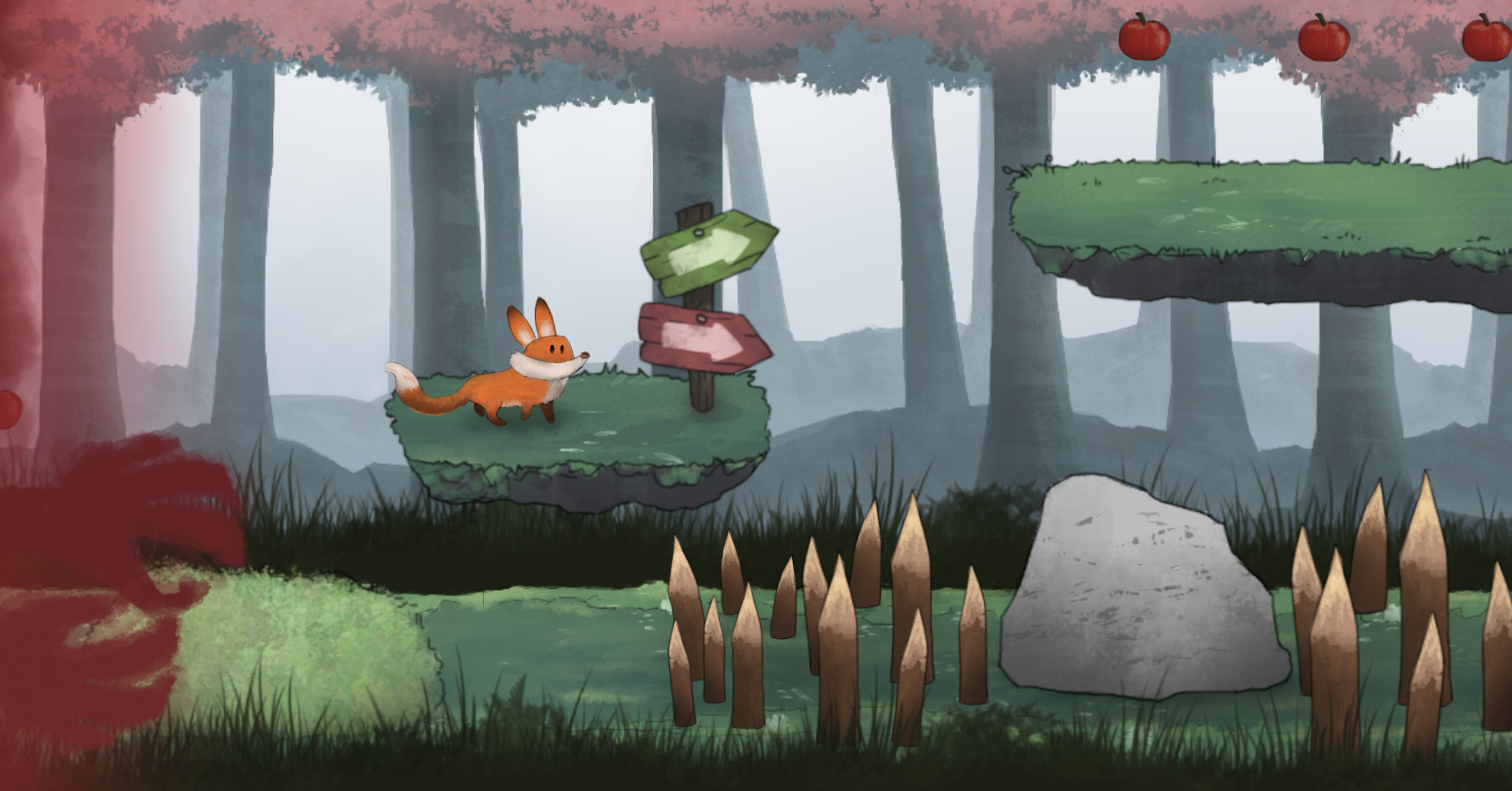 Red Fox and the Four Seasons
