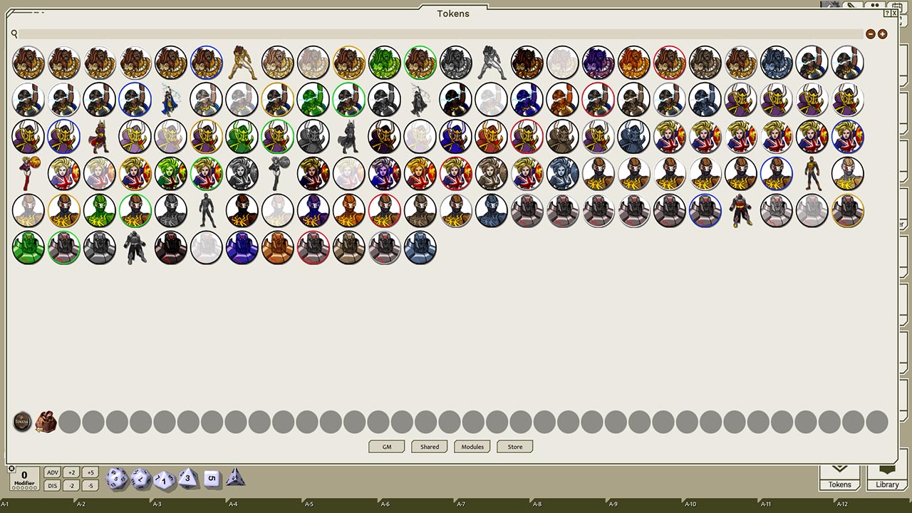 Fantasy Grounds - Supers, Volume 6 (Token Pack)