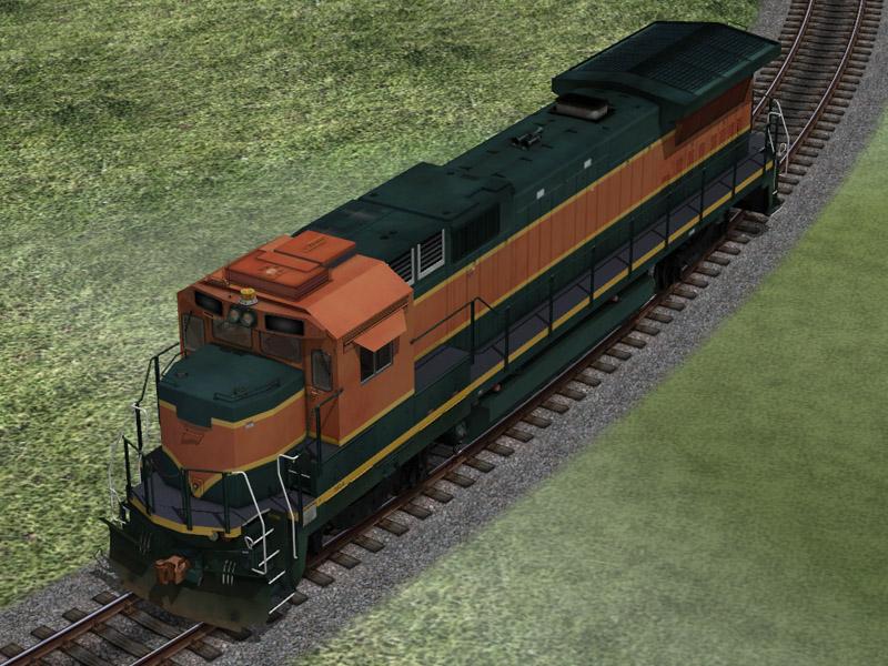 US Diesel Locomotives - Set 1