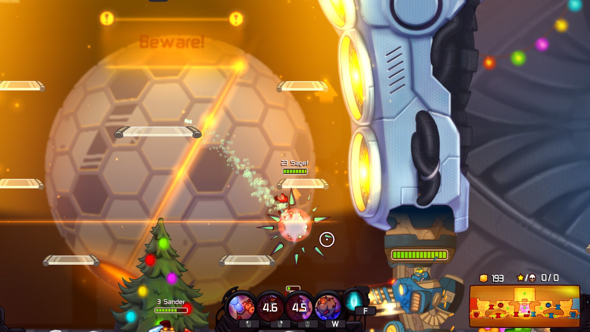 Awesomenauts - Cap'n Vinnie & Seadog Spike Skin
