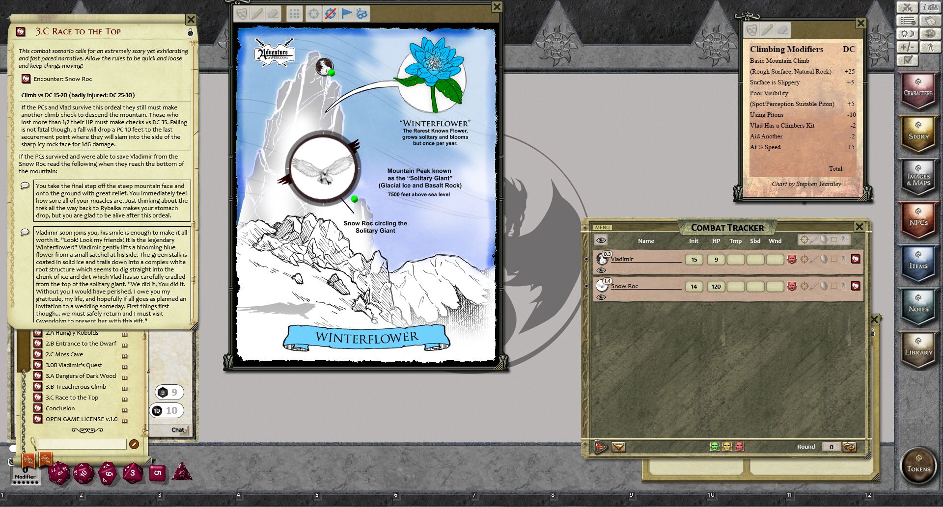 Fantasy Grounds - A05: Winter Flower (PFRPG)