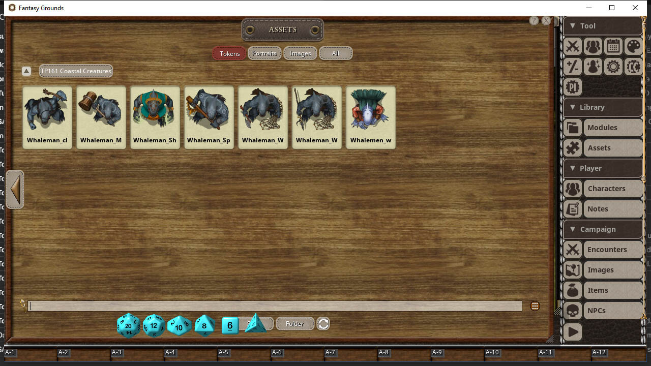 Fantasy Grounds - Devin Night Token Pack 161: Coastal Creatures