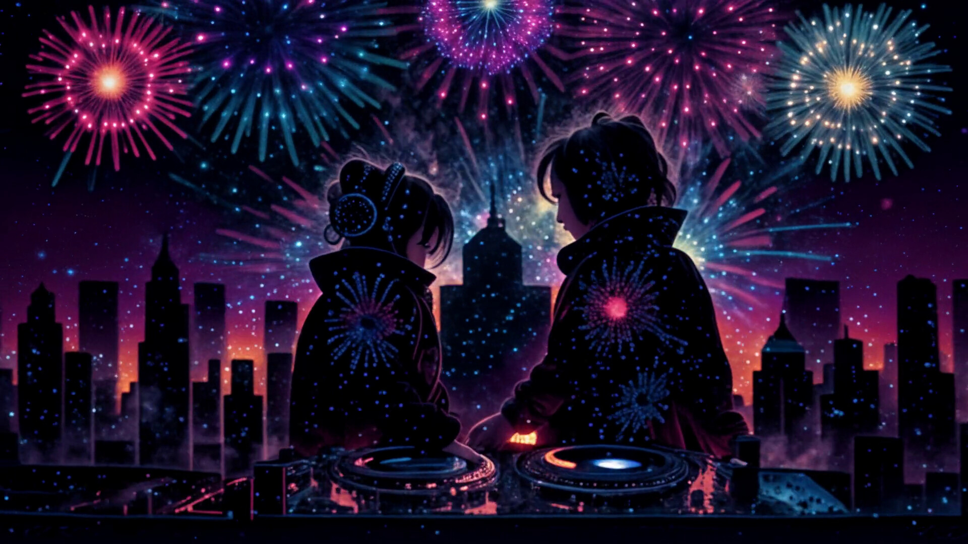 AI-VJ - New Year Visuals