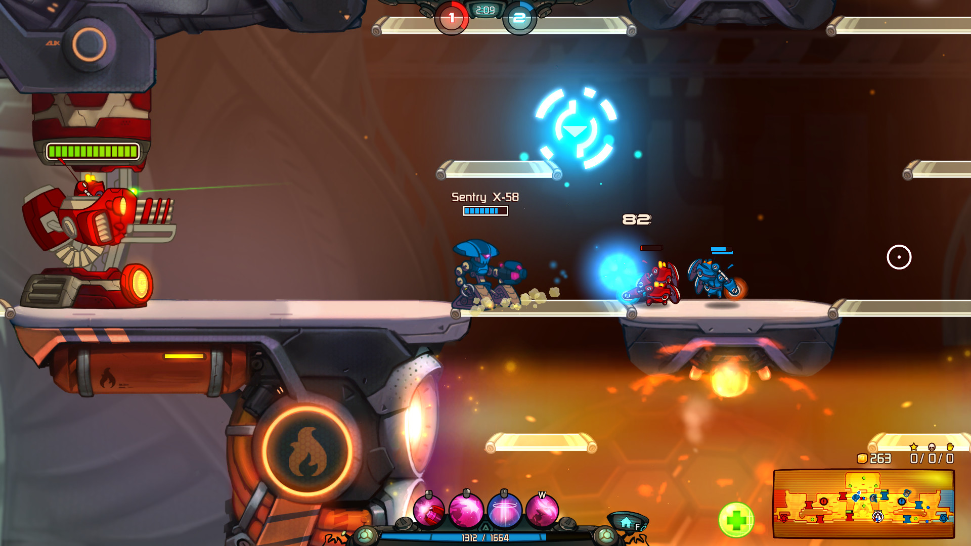 Sentry X-58 - Awesomenauts Character