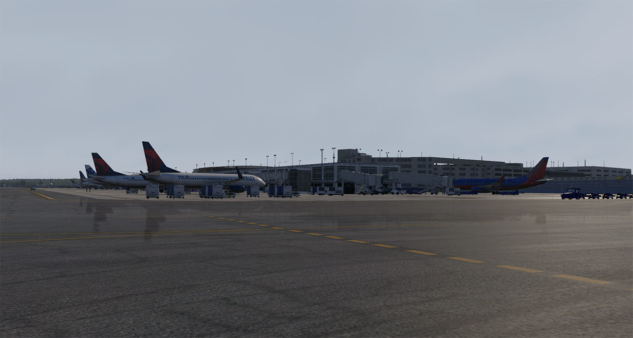 X-Plane 11 - Add-on: Verticalsim - KPVD - T. F. Green Airport XP