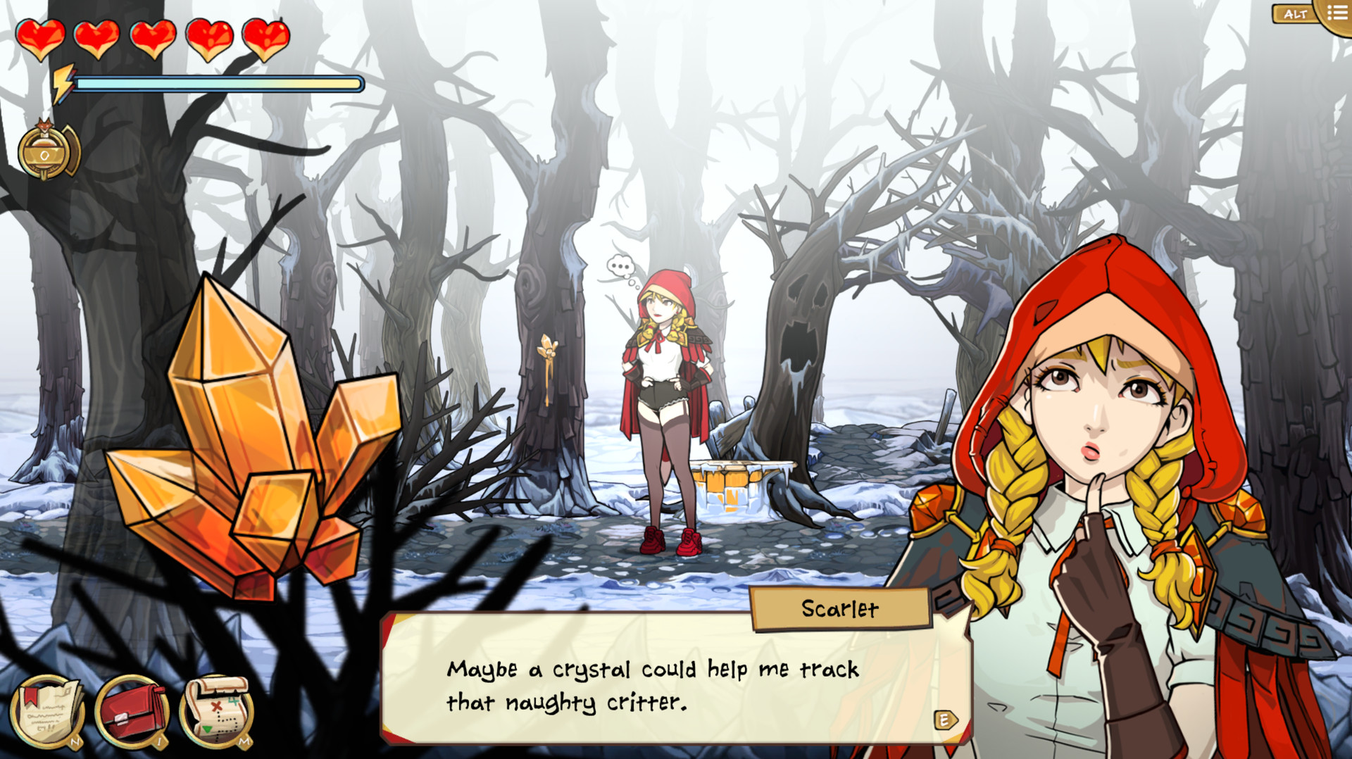 Scarlet Hood and the Wicked Wood