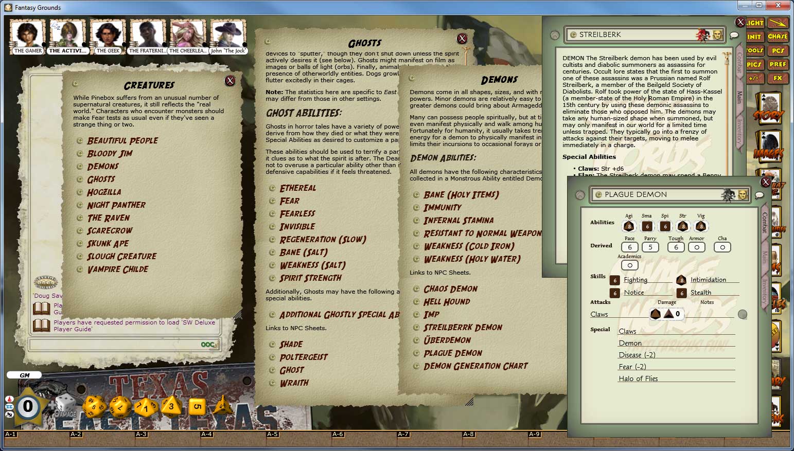 Fantasy Grounds - Savage Worlds: ETU - East Texas University