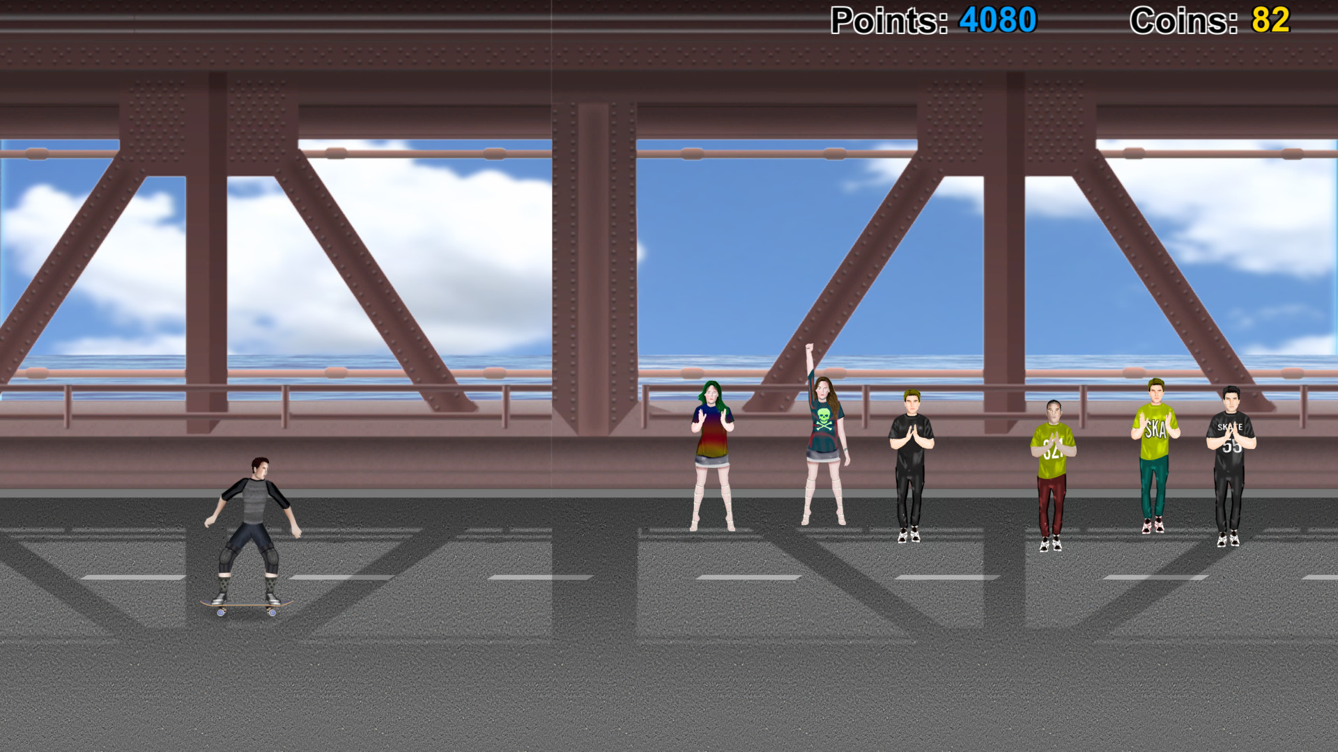 Skateboarding pro