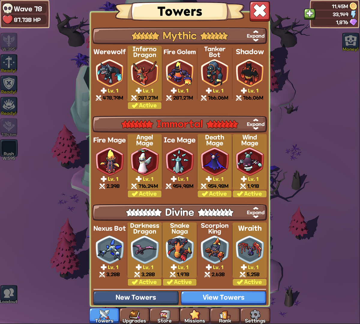 Idle Monster TD: Evolved