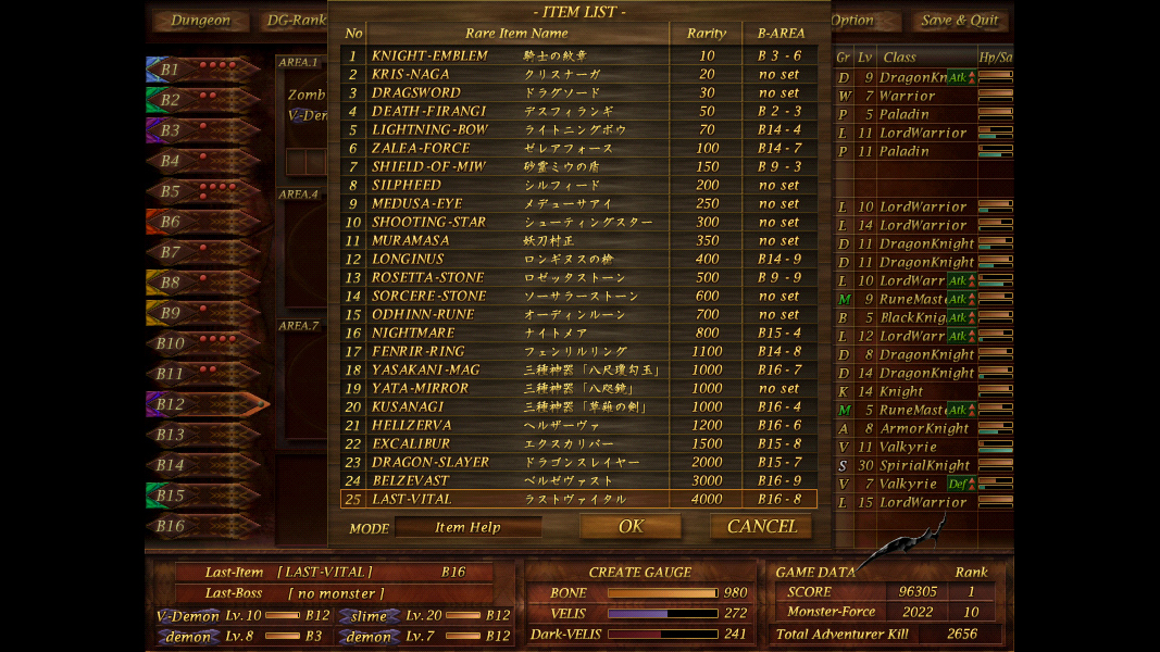 Dungeon Manager ZV Demo