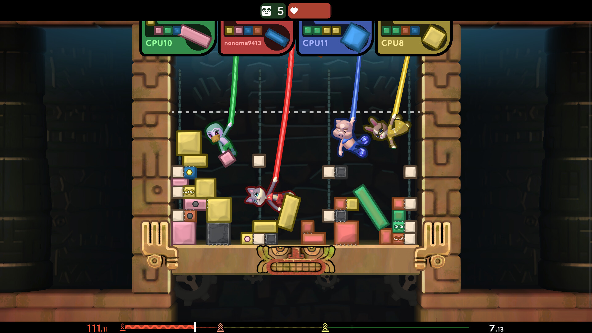 TopplePOP: Bungee Blockbusters