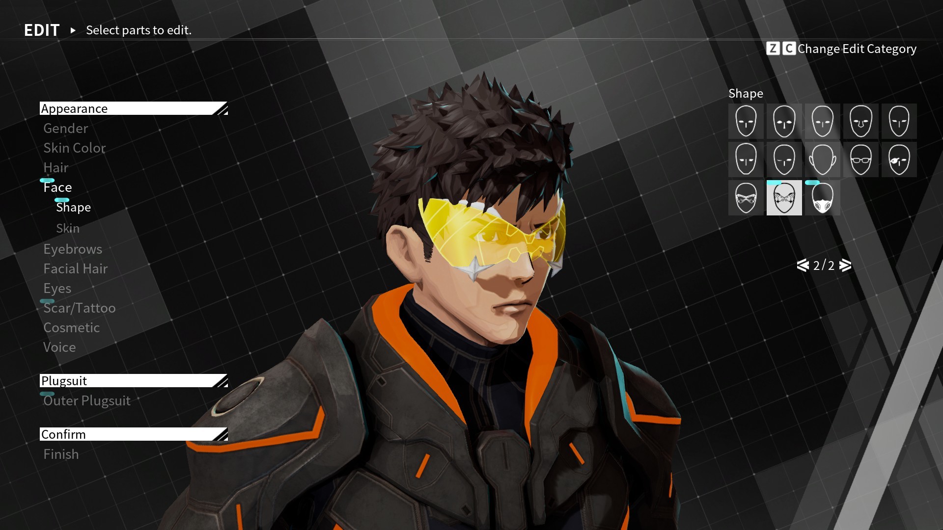 DAEMON X MACHINA - Outer Facial Features Bundle 2