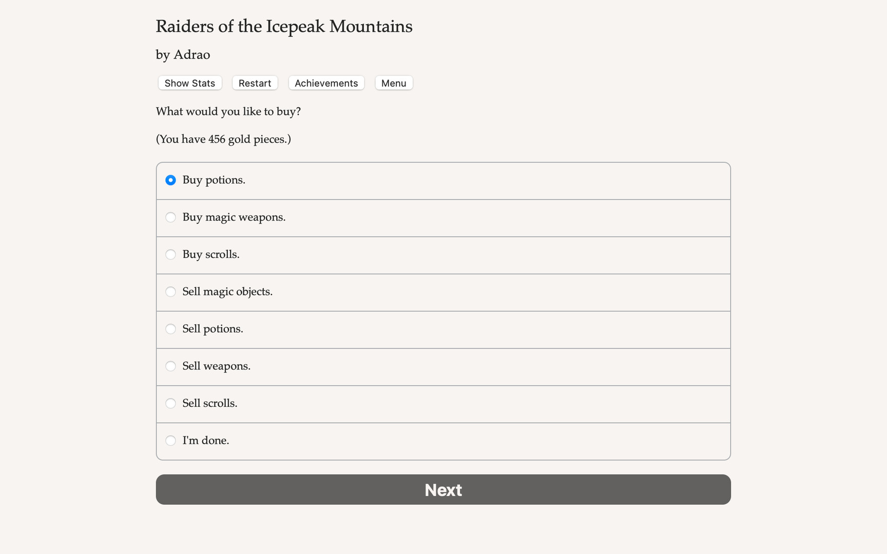 Icepeak Mountains Demo