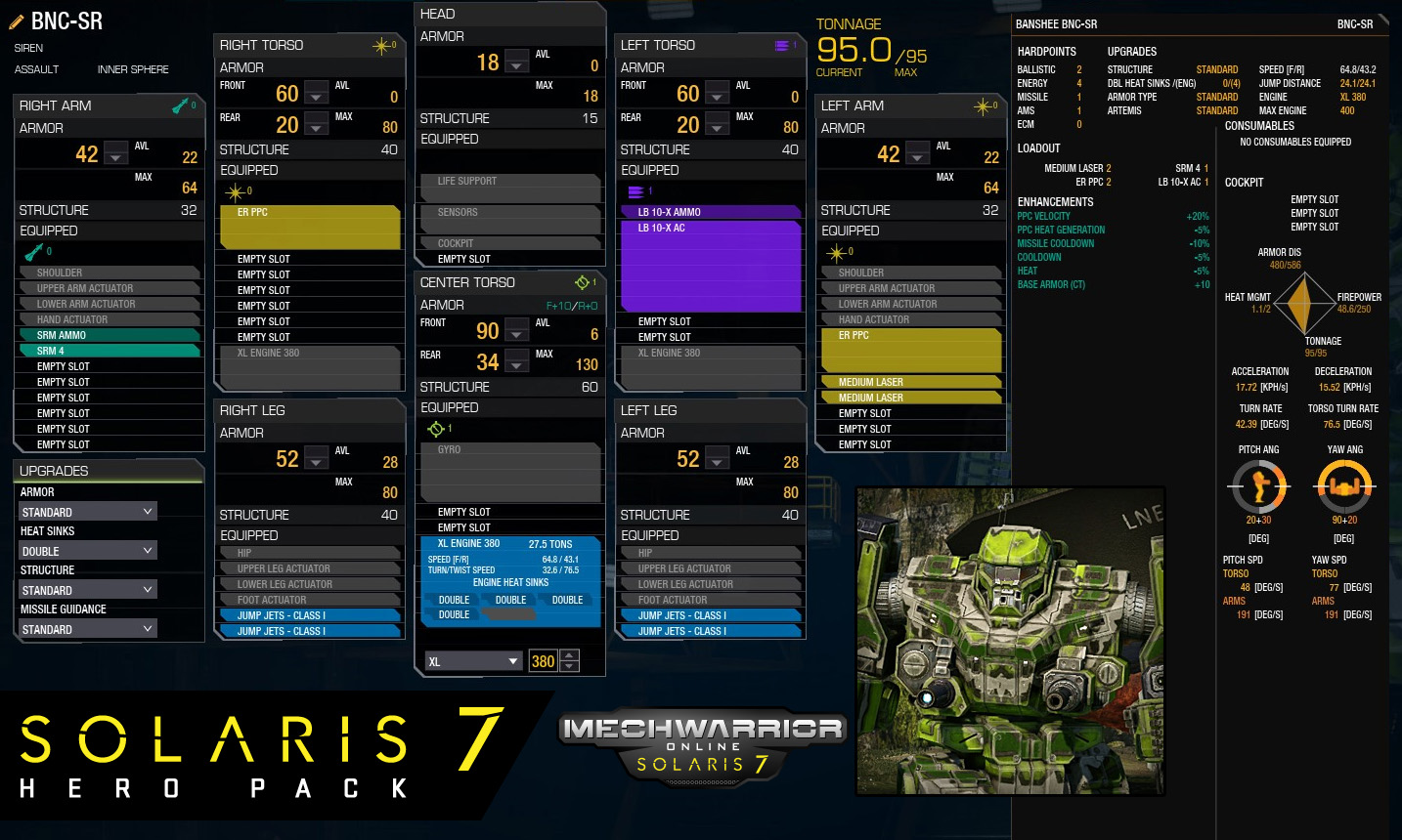 MechWarrior Online™ Solaris 7 Hero Pack