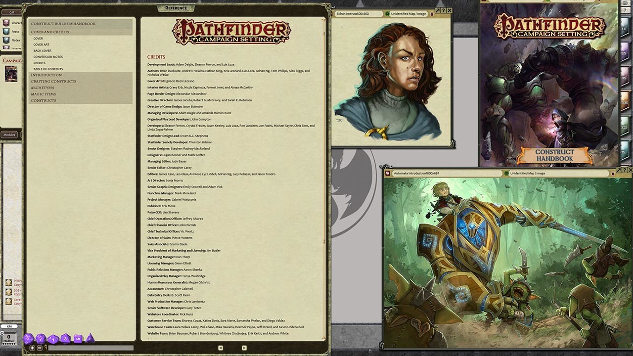 Fantasy Grounds - Pathfinder RPG - Campaign Setting: Construct Handbook