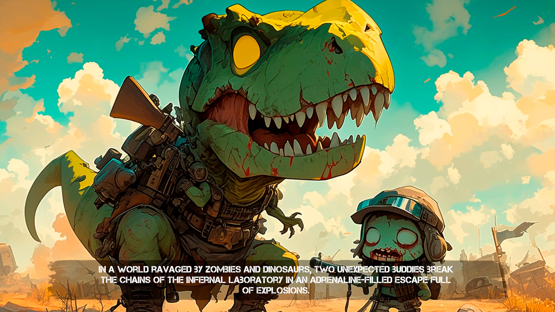 MAD & MAX: The Best Survival game with Zombies and Dinosaurs