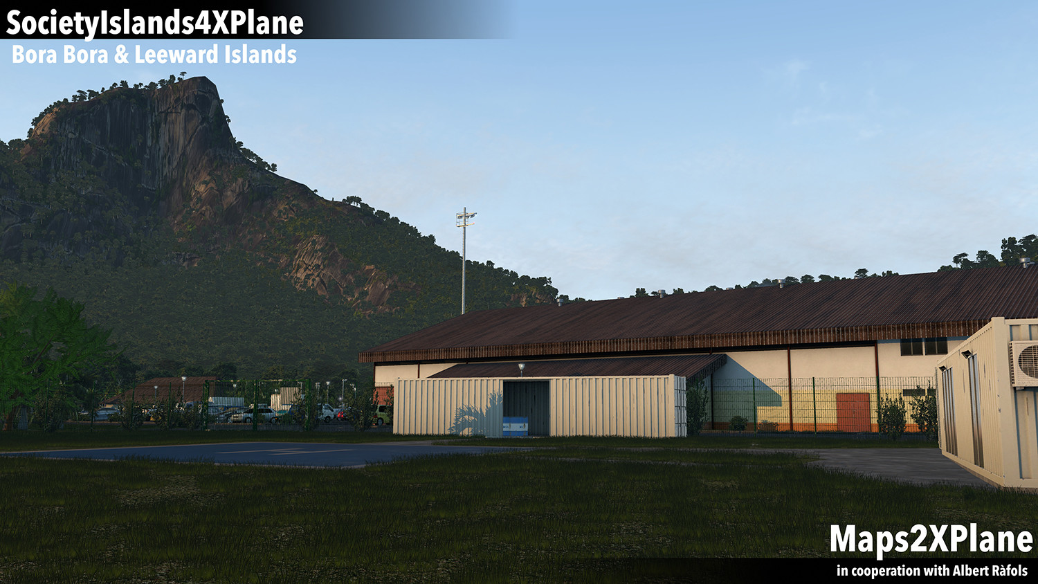 X-Plane 11 - Add-on: Aerosoft - Society Islands XP - Bora Bora & Leeward Islands