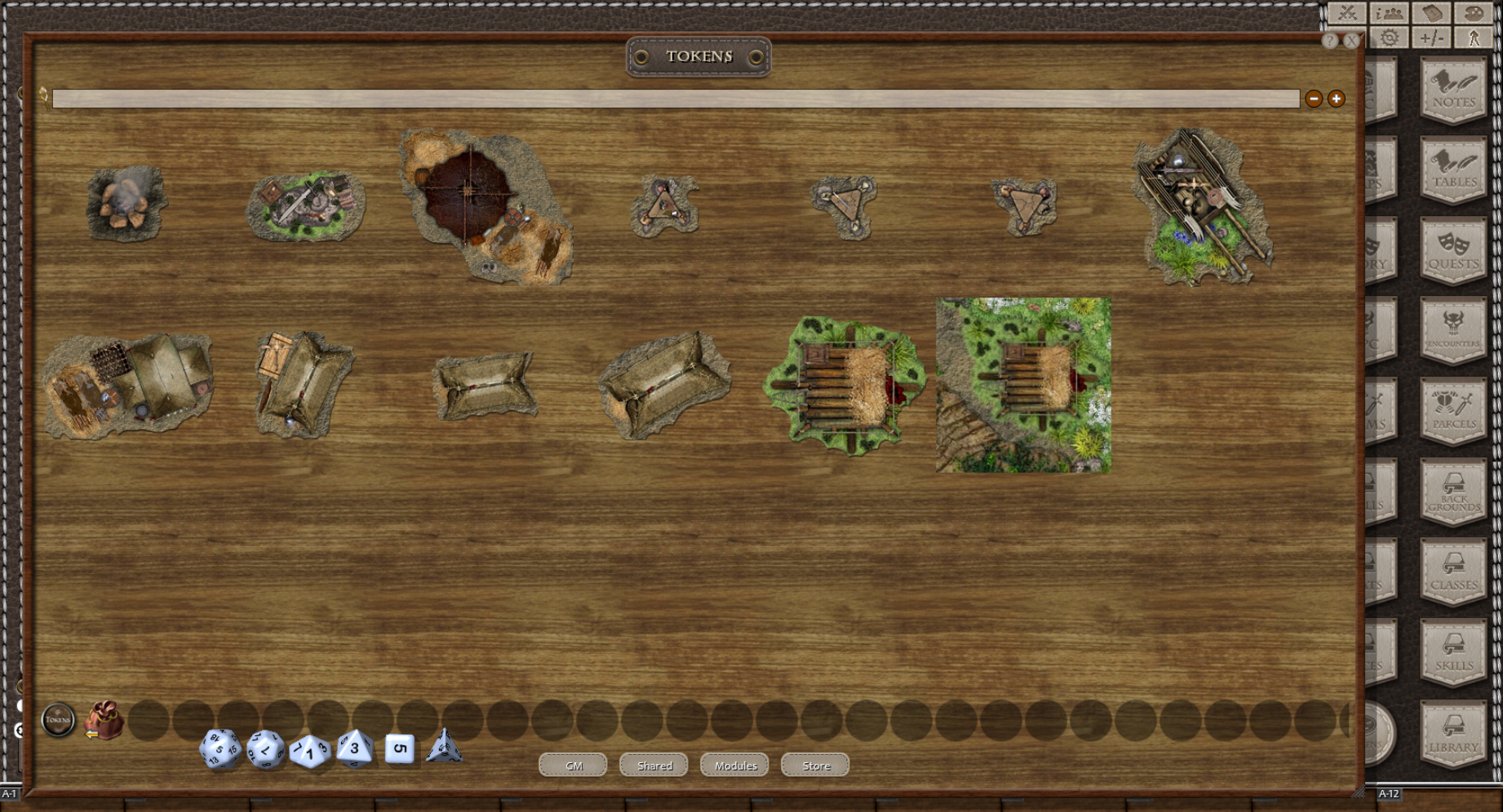 Fantasy Grounds - Map Adventures #1 - Forests & Mountains (Map and Token Pack)