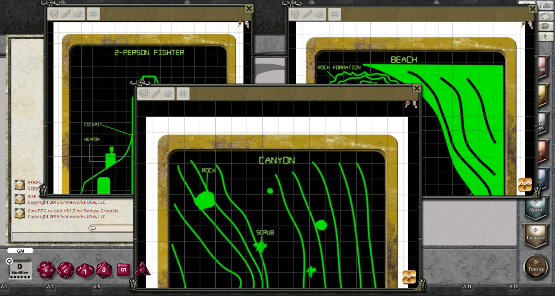 Fantasy Grounds - Sci-fi Themed Maps