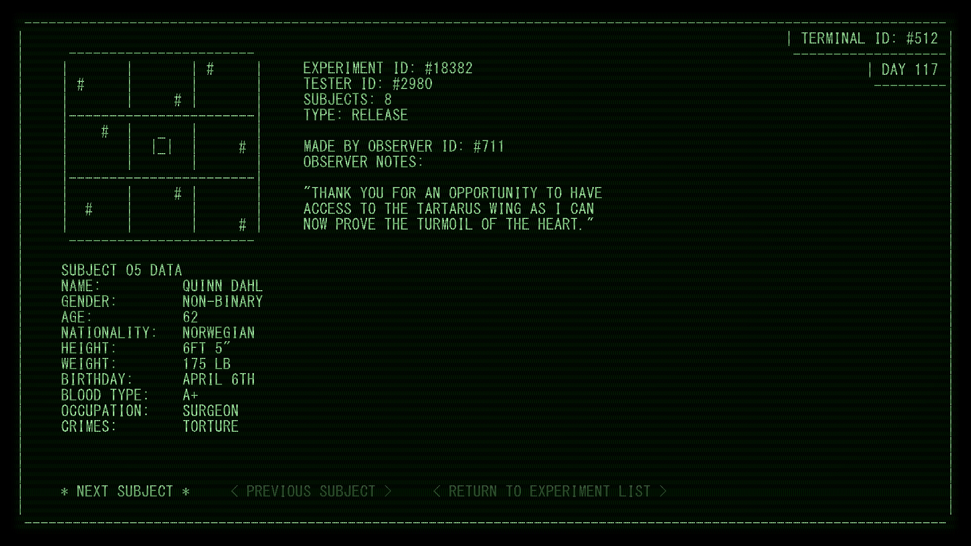 Second Thoughts: Terminal