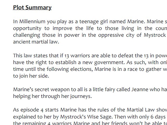 Official Guide - Millennium 4