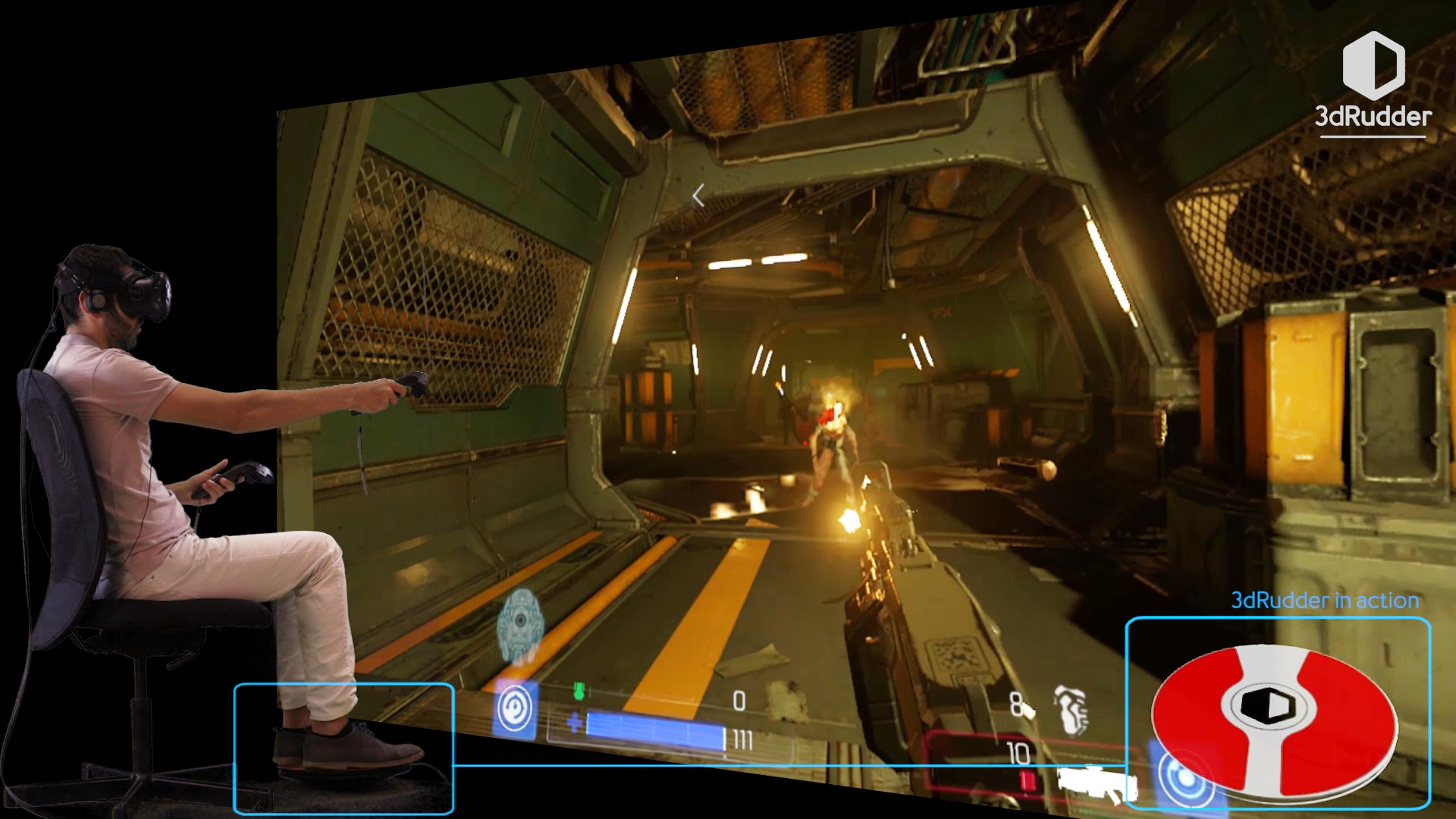 3dRudder Driver for SteamVR