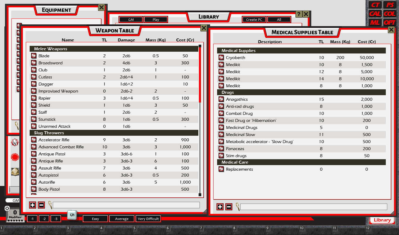 Fantasy Grounds - Traveller Mongoose 1E Ruleset (Traveller 1E Mongoose)