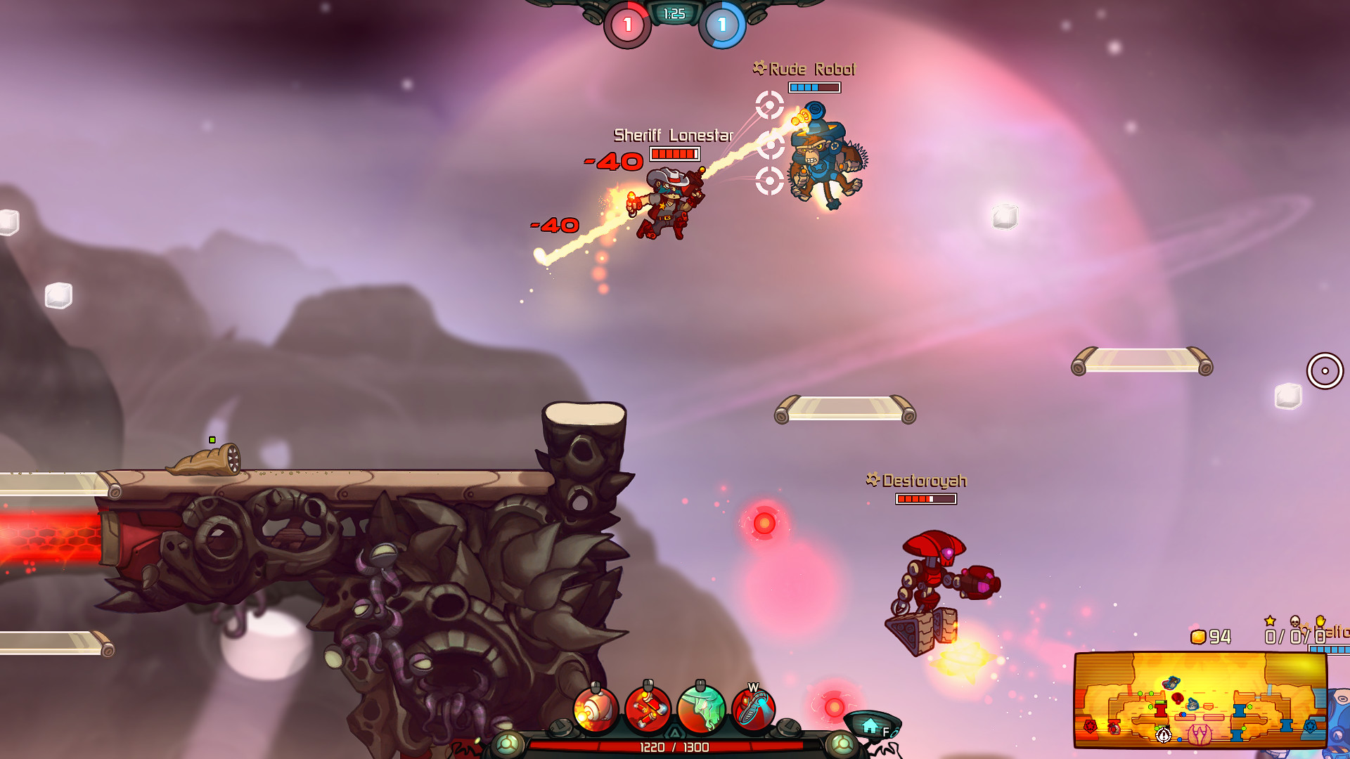 Sheriff Lonestar - Awesomenauts Character