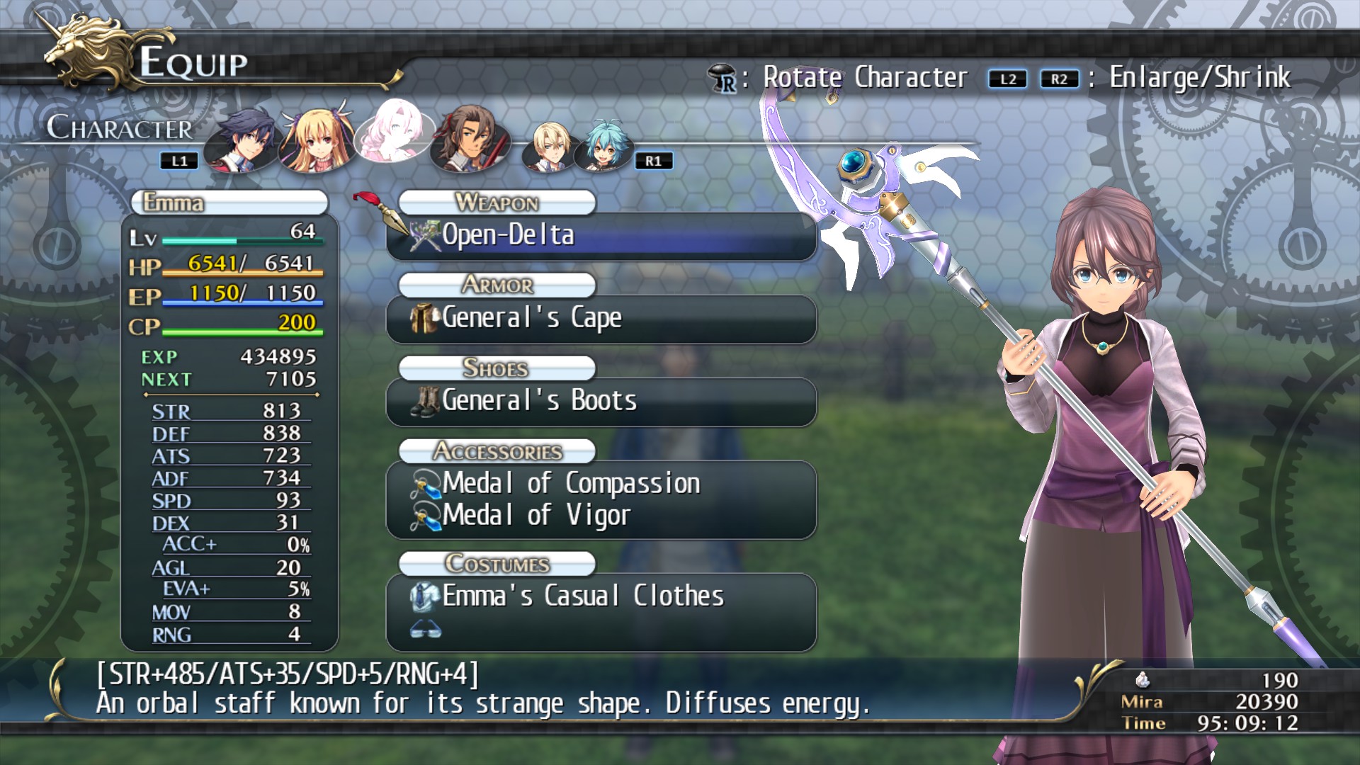 The Legend of Heroes: Trails of Cold Steel - Emma's Casuals