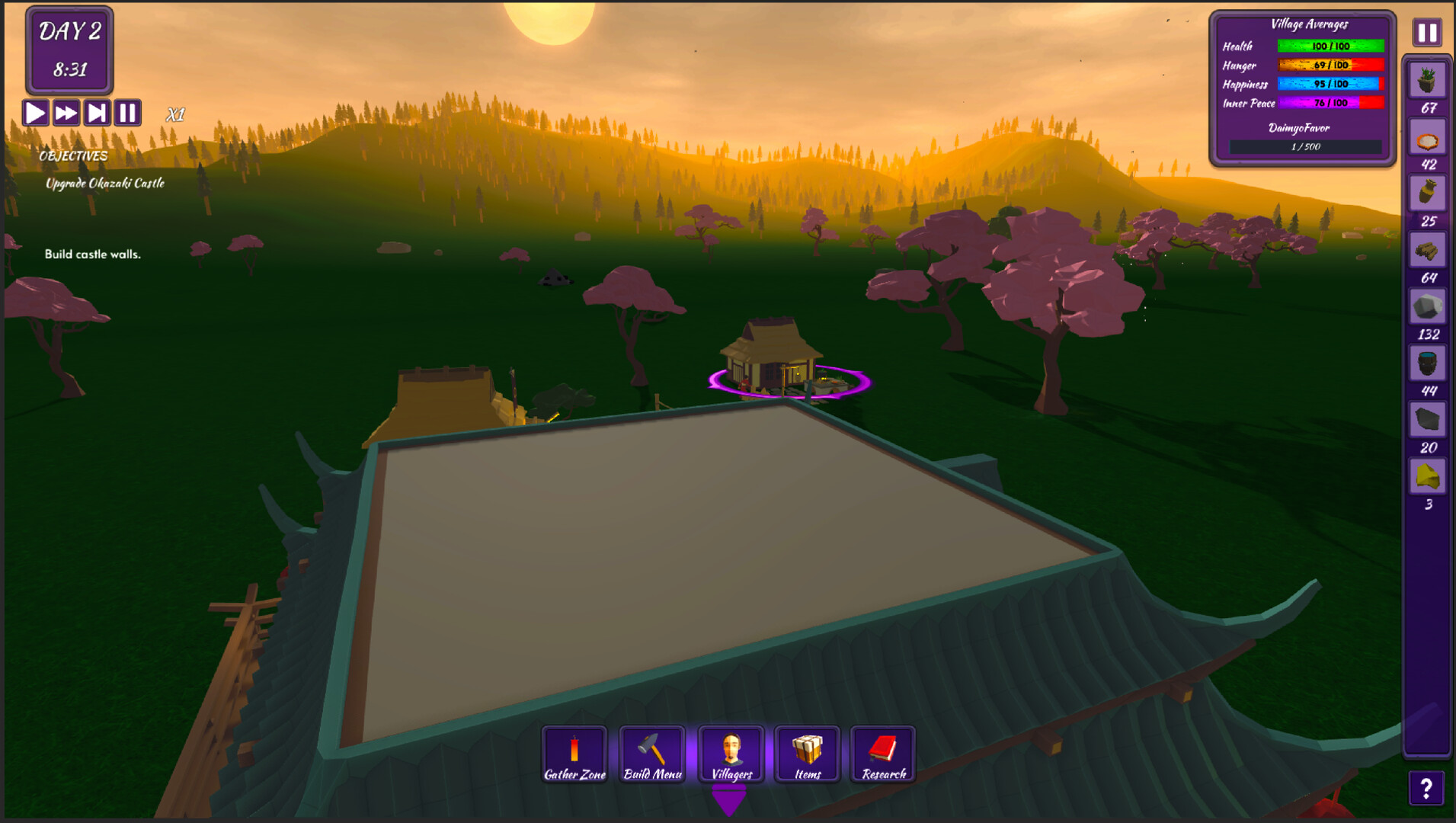 Matsudaira's Myoshu: A Sengoku Village Simulator