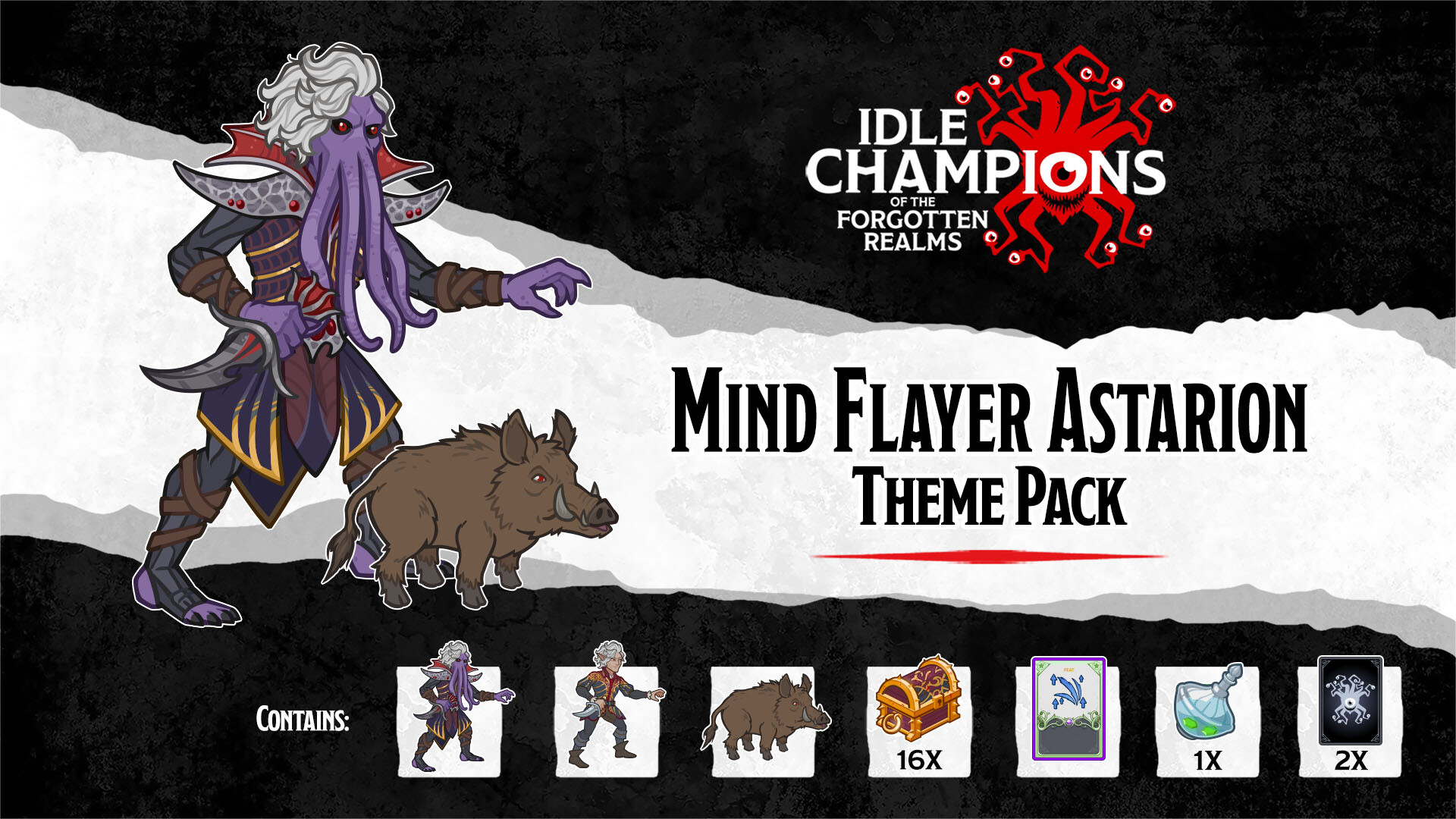 Idle Champions - Mind Flayer Astarion Theme Pack