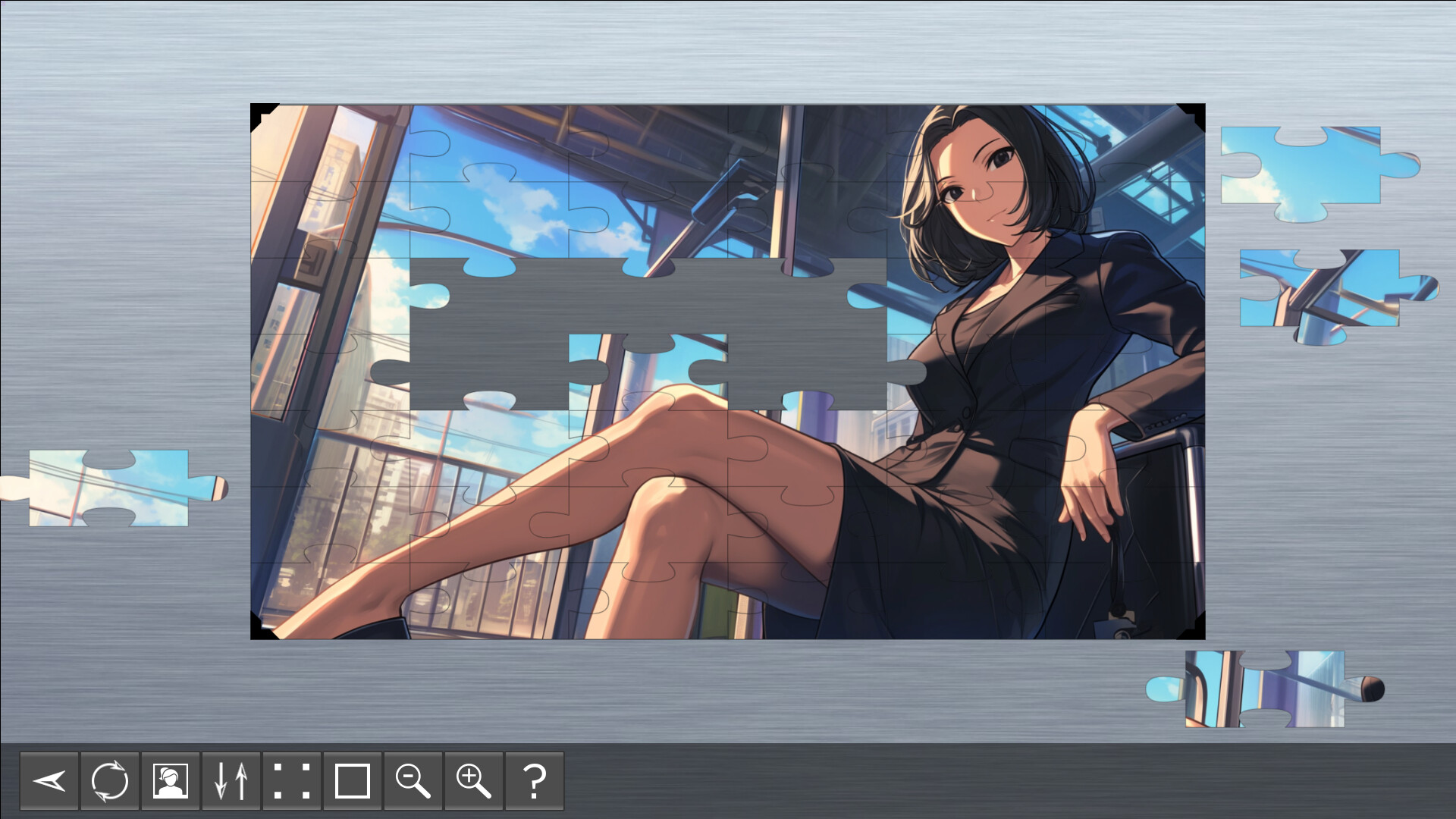 Anime Girl Puzzles - Akari