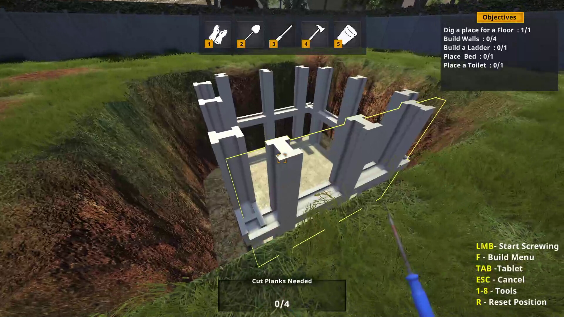 Bunker Builder Simulator: Prologue