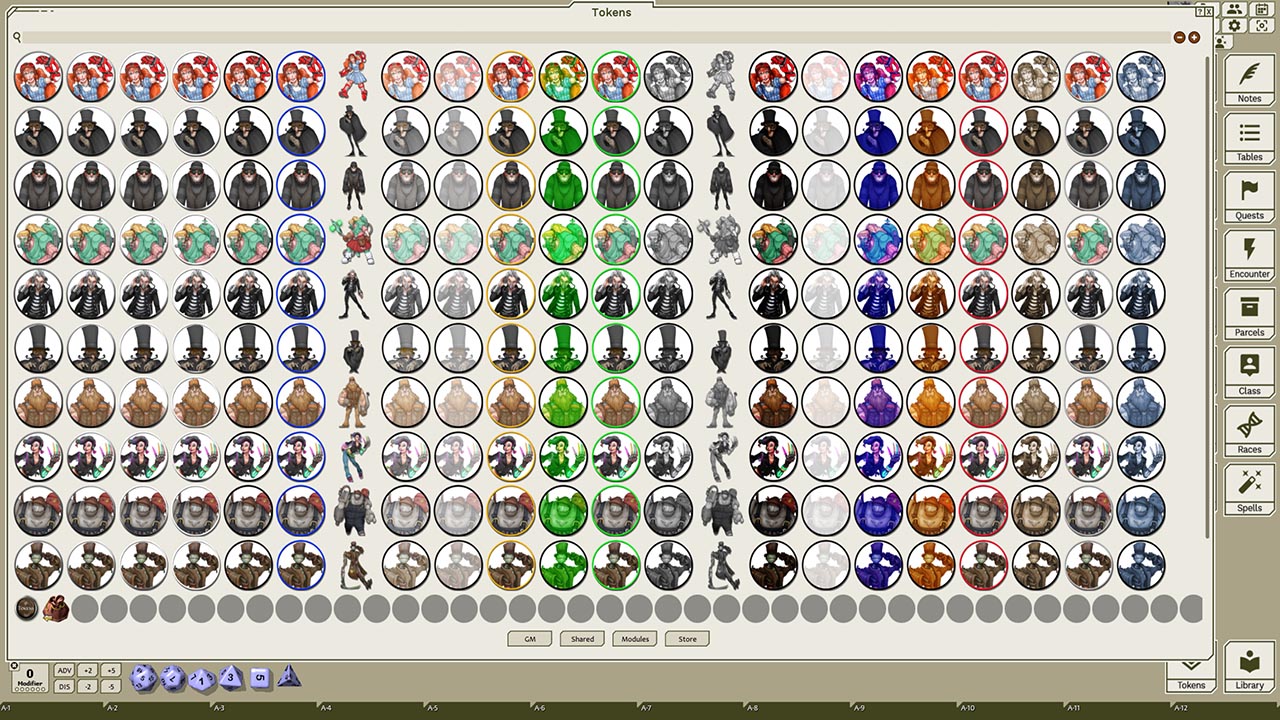 Fantasy Grounds - Monstrous Characters, Volume 4 (Token Pack)