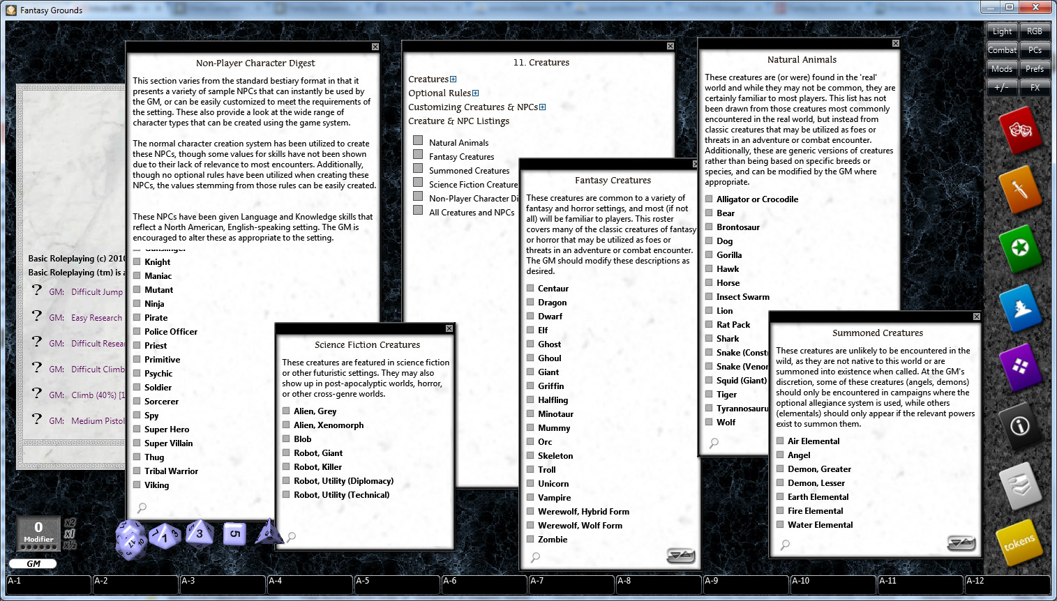 Fantasy Grounds - Basic Roleplaying (BRP) Ruleset