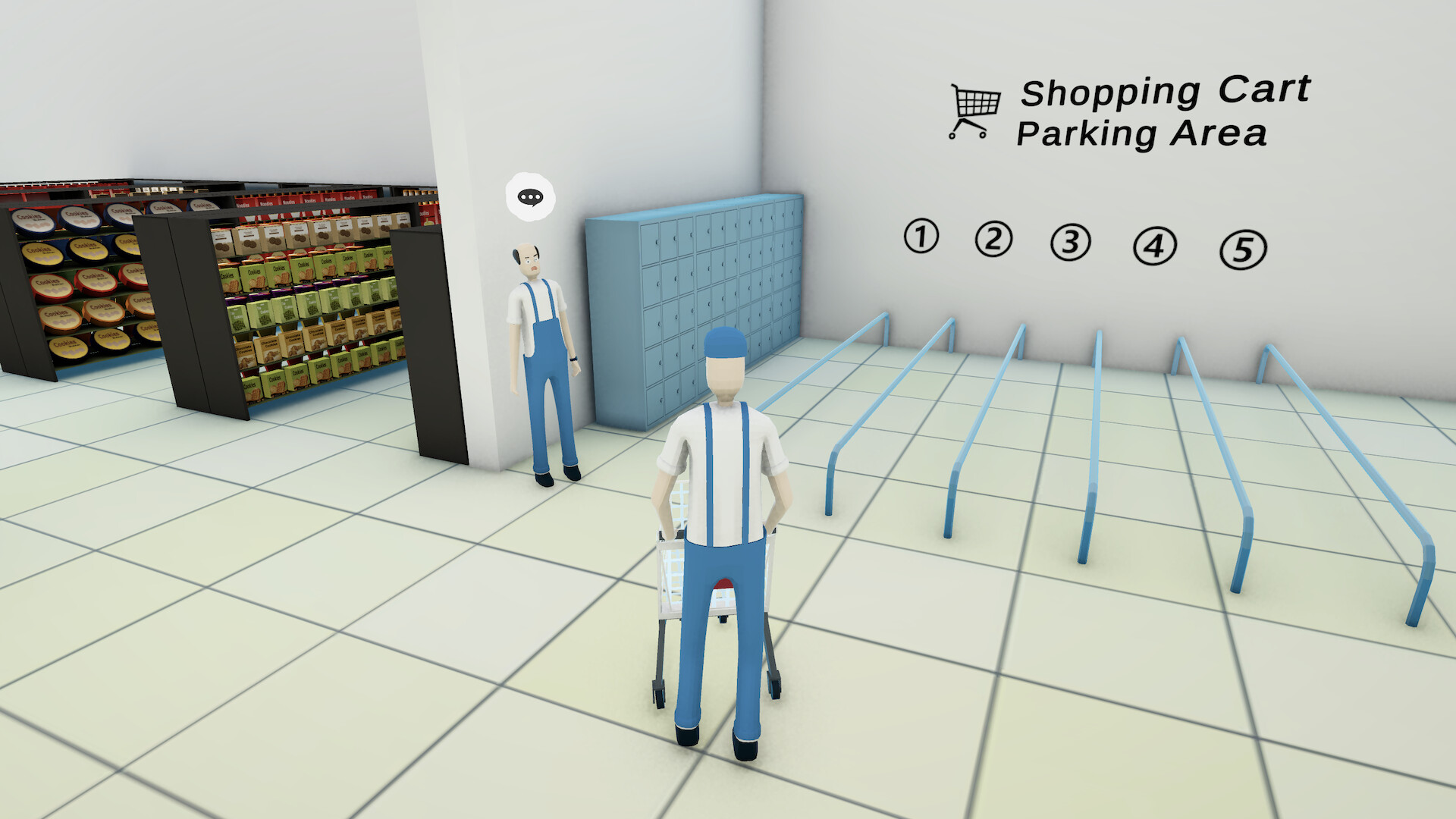 Shopping Cart Pusher Demo